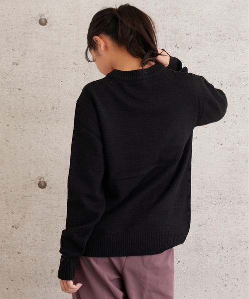 KANGOL（カンゴール）の「【KANGOL/カンゴール】ワンポイント刺繍ニット/ワンポイントVネックチルデンニット（ニット/セーター・メンズ・ホワイト/ブラック/ベージュ/グレー/ブルー/ブラック系その他/グレー系その他・MEDIUM/LARGE/X-LARGE）」の20枚目の写真