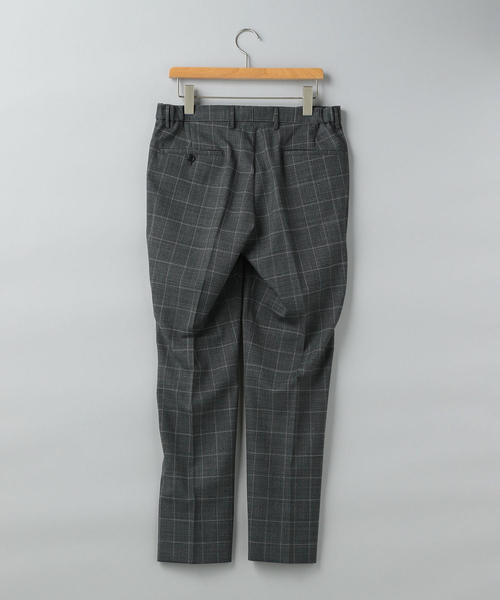 WORK TRIP OUTFITS GREEN LABEL RELAXING(ワークトリップアウトフィッツグリーンレーベル リラクシング)の「【WORK TRIP OUTFITS】TW/PU チェック スタンダード NP.(スーツパンツ・メンズ・グレー/ネイビー・XS/72/XL/88/S/76/M/80/L/84/XXS/70)」の16枚目の写真