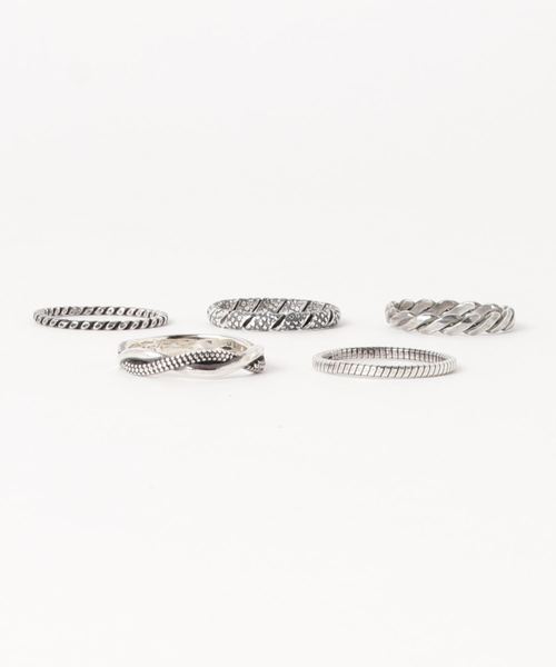 gunda(ガンダ)の「gunda STACK RING(リング)」|シルバー