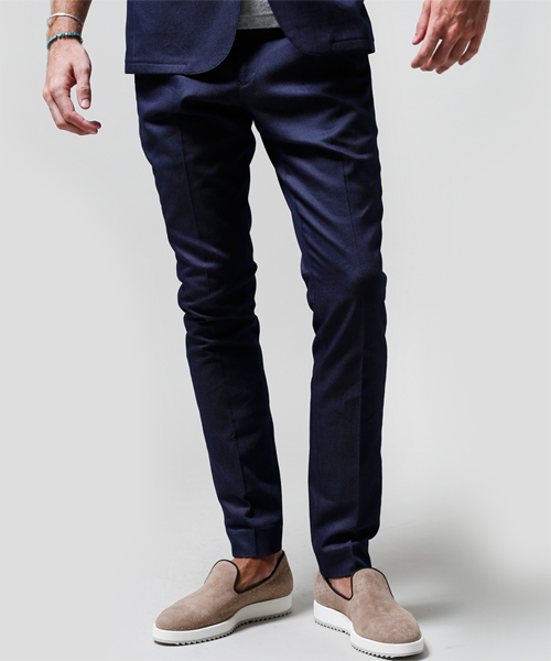 NANO universe（ナノユニバース）の「junhashimoto nano･universe/ jh イージードレストラウザーズ（その他パンツ・メンズ・ブルー/ダークネイビー・SMALL/LARGE/MEDIUM/X-LARGE）」の2枚目の写真