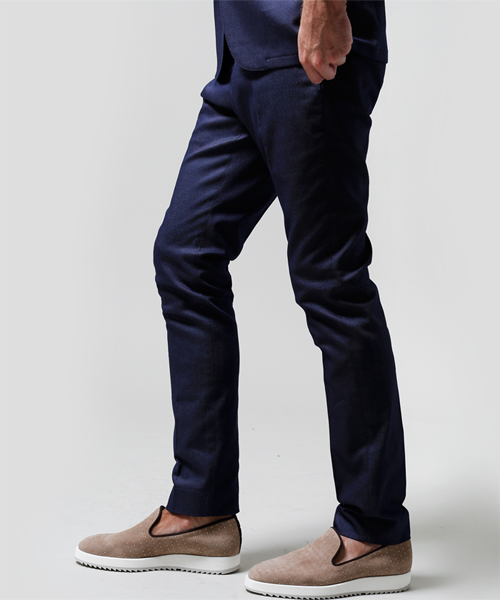 NANO universe（ナノユニバース）の「junhashimoto nano･universe/ jh イージードレストラウザーズ（その他パンツ・メンズ・ブルー/ダークネイビー・SMALL/LARGE/MEDIUM/X-LARGE）」の11枚目の写真