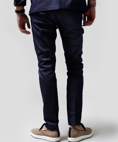 NANO universe（ナノユニバース）の「junhashimoto nano･universe/ jh イージードレストラウザーズ（その他パンツ・メンズ・ブルー/ダークネイビー・SMALL/LARGE/MEDIUM/X-LARGE）」の3枚目の写真