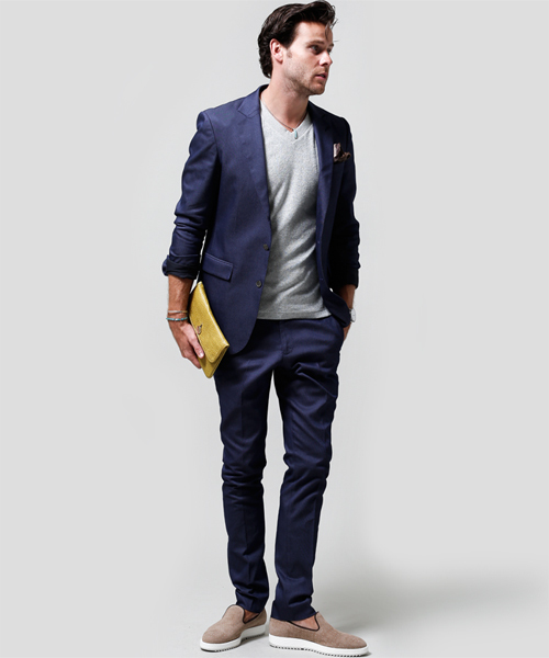 NANO universe（ナノユニバース）の「junhashimoto nano･universe/ jh イージードレストラウザーズ（その他パンツ・メンズ・ブルー/ダークネイビー・SMALL/LARGE/MEDIUM/X-LARGE）」の9枚目の写真