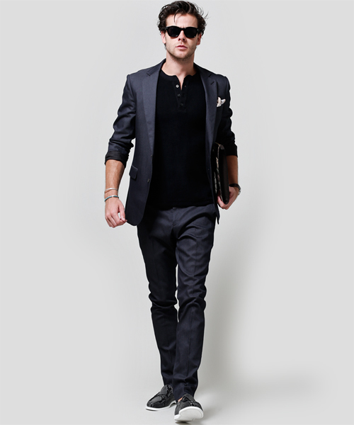 NANO universe（ナノユニバース）の「junhashimoto nano･universe/ jh イージードレストラウザーズ（その他パンツ・メンズ・ブルー/ダークネイビー・SMALL/LARGE/MEDIUM/X-LARGE）」の10枚目の写真