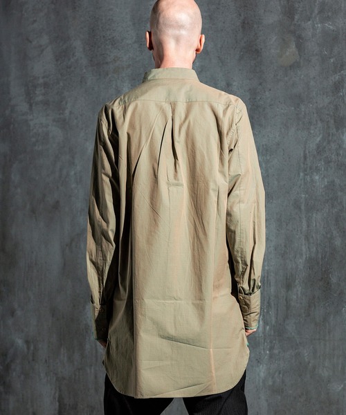 C DIEM(カルペディエム)の「C DIEM(カルペディエム)シャンブレーロングシャツ(シャツ/ブラウス・メンズ・ベージュ/ネイビー・S/M/L)」の7枚目の写真