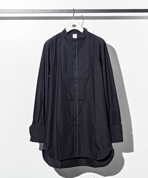 C DIEM(カルペディエム)の「C DIEM(カルペディエム)シャンブレーロングシャツ(シャツ/ブラウス・メンズ・ベージュ/ネイビー・S/M/L)」の14枚目の写真