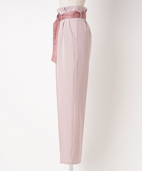 one after another NICE CLAUP（ワンアフターアナザーナイスクラップ）の「ベルト付きテーパードパンツ（その他パンツ・レディース・レンガ/アイボリー/ピンク・FREE）」の16枚目の写真