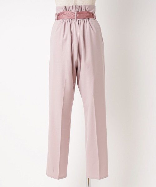 one after another NICE CLAUP（ワンアフターアナザーナイスクラップ）の「ベルト付きテーパードパンツ（その他パンツ・レディース・レンガ/アイボリー/ピンク・FREE）」の17枚目の写真