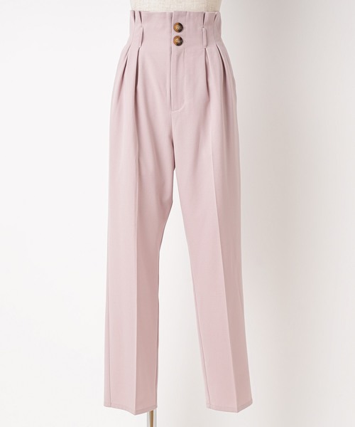 one after another NICE CLAUP（ワンアフターアナザーナイスクラップ）の「ベルト付きテーパードパンツ（その他パンツ・レディース・レンガ/アイボリー/ピンク・FREE）」の19枚目の写真