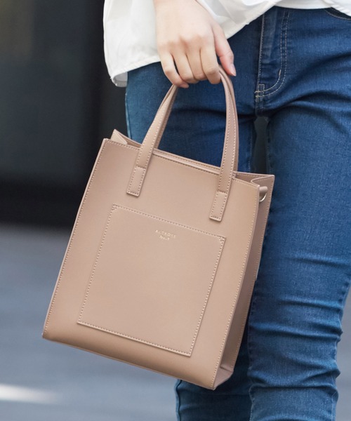 ALTROSE（アルトローズ）の「2WAYトートバッグ [シンシア]（トートバッグ・レディース・ブラック/ベージュ/ブラック系その他/ブラウン系その他/キャメル/ベージュ系その他/ピンク/ブラウン/アニマル/ブルー/グレー/グレー系その他6/ベージュ系その他6/ブラック系その他6/ブラック系その他7/ブラウン系その他7/グリーン/アイボリー/クリーム・FREE/#21）」の11枚目の写真