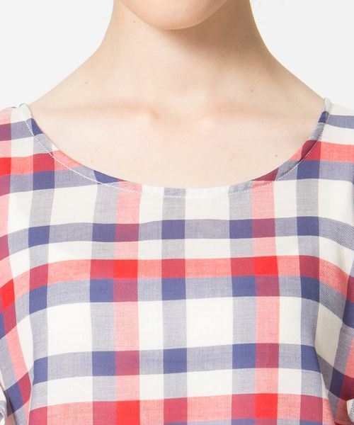 ROPE' PICNIC（ロペピクニック）の「コットンツイルガーゼ袖フリルブラウス（シャツ/ブラウス・レディース・イエロー/ブルー/レッド/オフホワイト・38）」の10枚目の写真