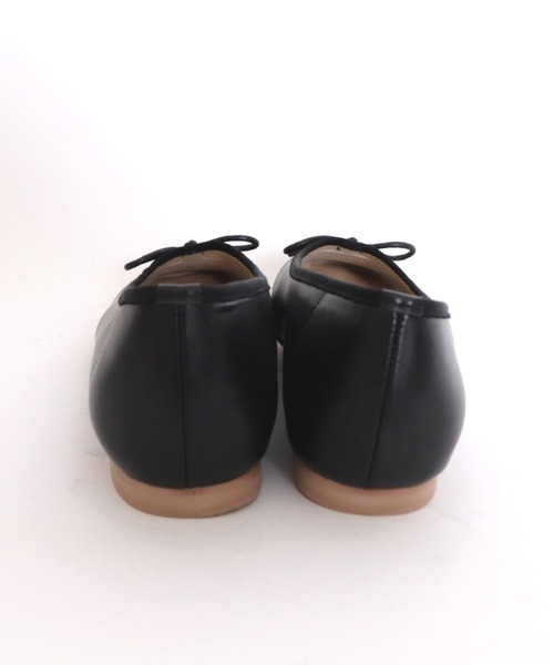 archives（アルシーヴ）の「スクエアトゥバレエシューズ（バレエシューズ・レディース・ブラック/アイボリー/モカ・MEDIUM/LARGE）」の10枚目の写真