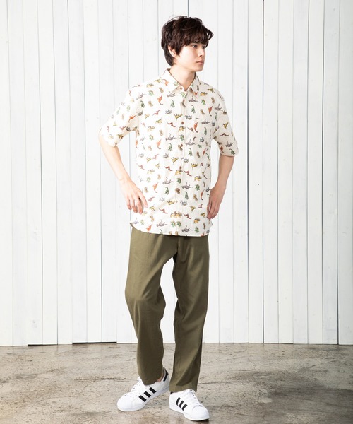 POWER TO THE PEOPLE(パワートゥーザピープル)の「POWER TO THE PEOPLE 麻混 イージーパンツ(その他パンツ・メンズ・カーキ/ブラック/ベージュ・M/L/LL)」の7枚目の写真
