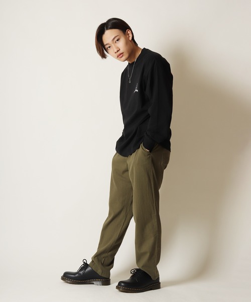 POWER TO THE PEOPLE(パワートゥーザピープル)の「POWER TO THE PEOPLE 麻混 イージーパンツ(その他パンツ・メンズ・カーキ/ブラック/ベージュ・M/L/LL)」の10枚目の写真