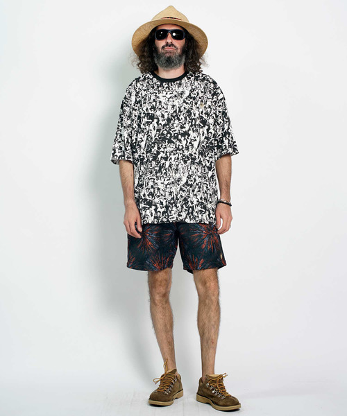 ALDIES(アールディーズ)の「Dream Woodstock Big T / ドリームウッドストックビッグT(Tシャツ/カットソー・メンズ・ブラック/バーガンディー/ブルー・FREE)」の4枚目の写真