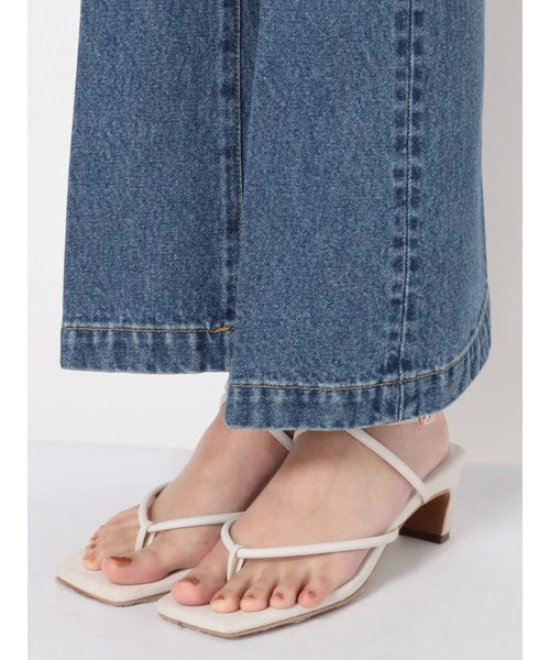 Ungrid（アングリッド）の「センタープレス9分丈フレアデニム（デニムパンツ・レディース・ブルー・26inch/24inch/25inch）」の15枚目の写真