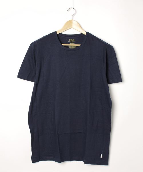 POLO RALPH LAUREN（ポロ ラルフ ローレン）の「【 POLO RALPH LAUREN / ポロラルフローレン 】CREW NECK TEE / クルーネック 刺繍ワンポイント 半袖Tシャツ（Tシャツ/カットソー・メンズ・ネイビー/ホワイト/ブラック・MEDIUM/LARGE/SMALL）」の5枚目の写真