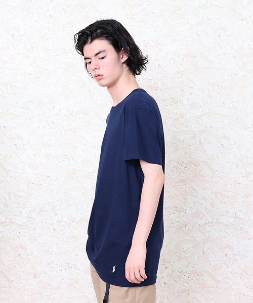 POLO RALPH LAUREN（ポロ ラルフ ローレン）の「【 POLO RALPH LAUREN / ポロラルフローレン 】CREW NECK TEE / クルーネック 刺繍ワンポイント 半袖Tシャツ（Tシャツ/カットソー・メンズ・ネイビー/ホワイト/ブラック・MEDIUM/LARGE/SMALL）」の12枚目の写真