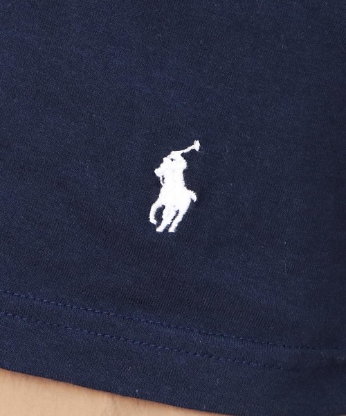 POLO RALPH LAUREN（ポロ ラルフ ローレン）の「【 POLO RALPH LAUREN / ポロラルフローレン 】CREW NECK TEE / クルーネック 刺繍ワンポイント 半袖Tシャツ（Tシャツ/カットソー・メンズ・ネイビー/ホワイト/ブラック・MEDIUM/LARGE/SMALL）」の8枚目の写真