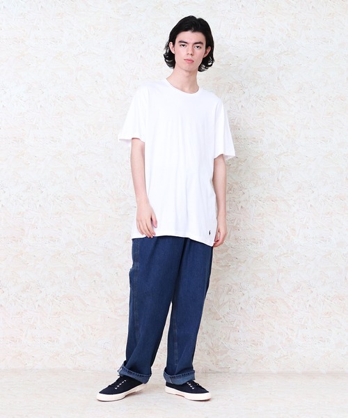 POLO RALPH LAUREN（ポロ ラルフ ローレン）の「【 POLO RALPH LAUREN / ポロラルフローレン 】CREW NECK TEE / クルーネック 刺繍ワンポイント 半袖Tシャツ（Tシャツ/カットソー・メンズ・ネイビー/ホワイト/ブラック・MEDIUM/LARGE/SMALL）」の14枚目の写真