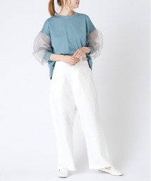 PUAL CE CIN | 綿麻サルエルパンツ(その他パンツ)