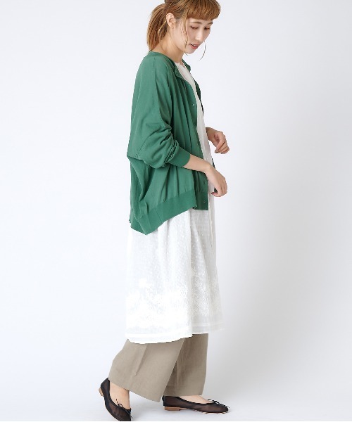 PUAL CE CIN(ピュアルセシン)の「綿麻サルエルパンツ(その他パンツ・レディース・ホワイト/ブラック/ベージュ・FREE)」の5枚目の写真
