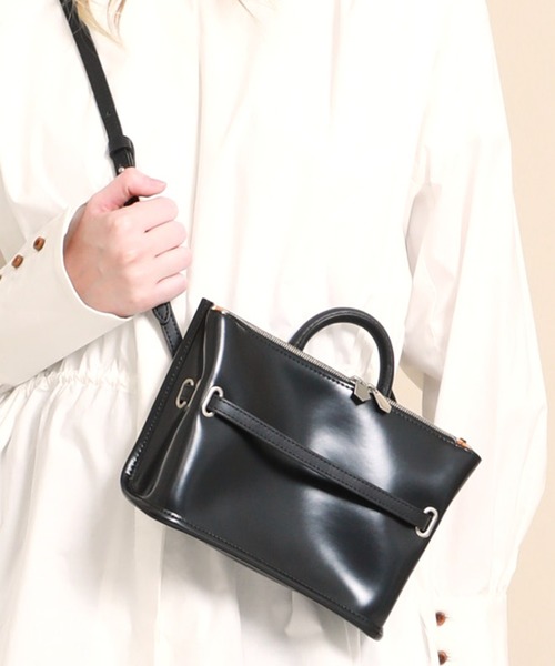 PIENI（ピエニ）の「【PIENI(ピエニ)】MESSSENGER S / SZB-33-5034（ショルダーバッグ・レディース・グレー/ブラック・FREE）」の2枚目の写真