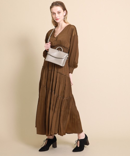 PIENI（ピエニ）の「【PIENI(ピエニ)】MESSSENGER S / SZB-33-5034（ショルダーバッグ・レディース・グレー/ブラック・FREE）」の4枚目の写真