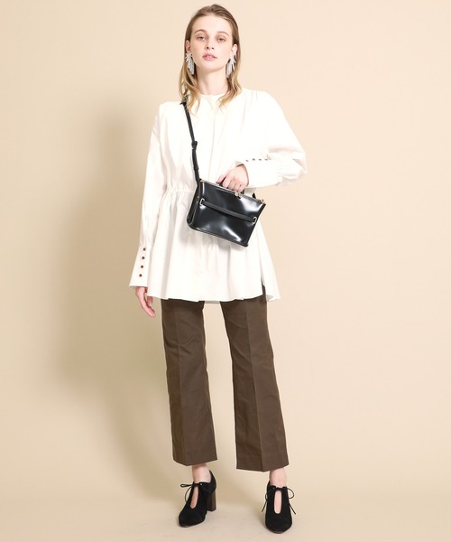 PIENI（ピエニ）の「【PIENI(ピエニ)】MESSSENGER S / SZB-33-5034（ショルダーバッグ・レディース・グレー/ブラック・FREE）」の3枚目の写真