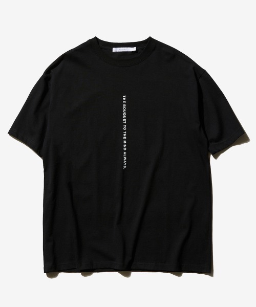 rehacer(レアセル)の「rehacer : Botanical Cross on Wide Body /ボタニカル クロス オン ワイド ボディー(Tシャツ/カットソー・メンズ・ホワイト/ブラック・SMALL/MEDIUM/LARGE/X-LARGE)」の5枚目の写真