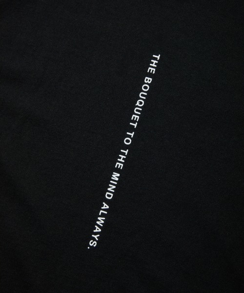 rehacer(レアセル)の「rehacer : Botanical Cross on Wide Body /ボタニカル クロス オン ワイド ボディー(Tシャツ/カットソー・メンズ・ホワイト/ブラック・SMALL/MEDIUM/LARGE/X-LARGE)」の7枚目の写真