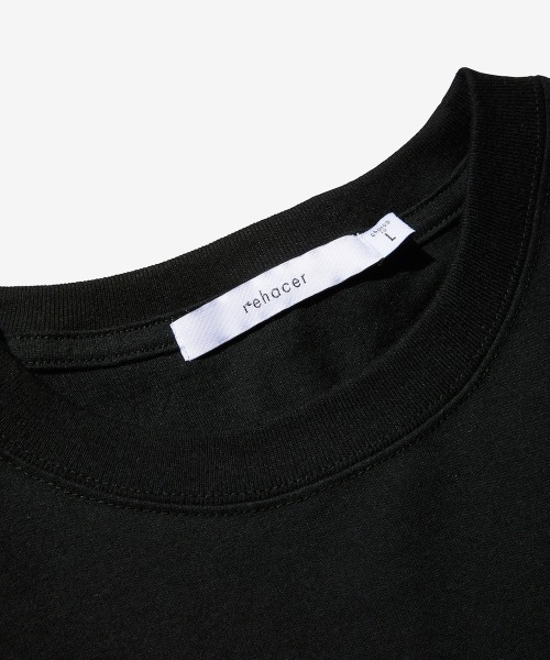 rehacer(レアセル)の「rehacer : Botanical Cross on Wide Body /ボタニカル クロス オン ワイド ボディー(Tシャツ/カットソー・メンズ・ホワイト/ブラック・SMALL/MEDIUM/LARGE/X-LARGE)」の8枚目の写真