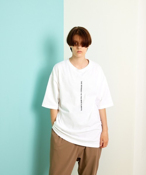 rehacer(レアセル)の「rehacer : Botanical Cross on Wide Body /ボタニカル クロス オン ワイド ボディー(Tシャツ/カットソー・メンズ・ホワイト/ブラック・SMALL/MEDIUM/LARGE/X-LARGE)」の14枚目の写真