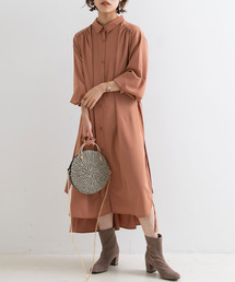 ロングシャツワンピース【R】