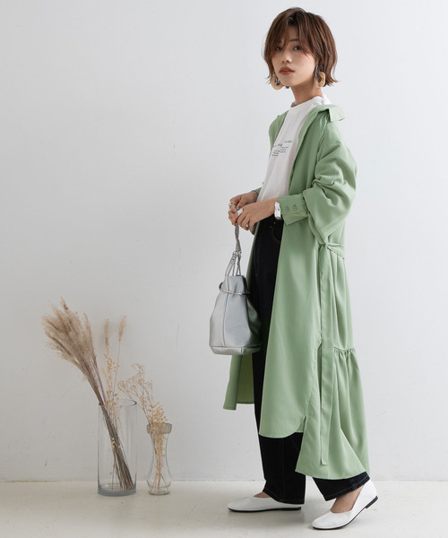 ワンピース Newlyme ニューリーミー のファッション ロングシャツワンピース ワンピース R