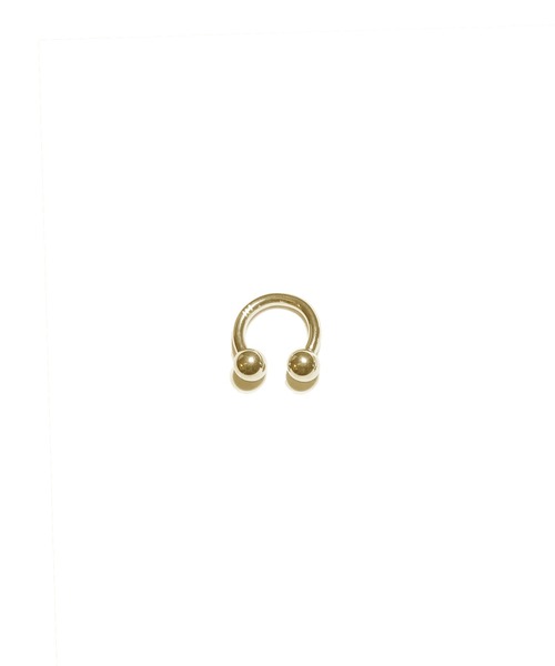 MORPH（モルフ）の「MORPH モルフ CCB ボディーピアス 14ゲージ 8mm~16mm（ピアス（片耳用）・メンズ・ゴールド・14/10/16/8/12/6）」の3枚目の写真