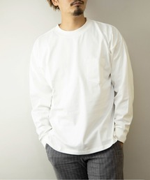 STYLEBLOCK | ヘビーウェイト無地首リブビッグロンTシャツ(Tシャツ/カットソー)