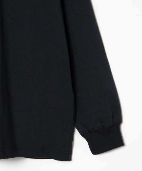 BEN DAVIS（ベンデイビス）の「∴WEGO/BEN DAVIS 別注ベンデイビス刺繍ビッグロンT（Tシャツ/カットソー・メンズ・スミクロ/ダークグリーン/ベージュ/ホワイト/パープル系その他/ベージュ系その他/グリーン系その他/ブルー系その他・MEDIUM/LARGE/SMALL）」の13枚目の写真