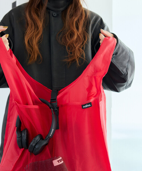 Nahe（ネーエ）の「nahe/ ネーエ SHOPPER（エコバッグ/サブバッグ・レディース・ホワイト/ブラック/レッド/イエロー/ブルー/グリーン・ONE SIZE/ﾌﾘ-）」の15枚目の写真