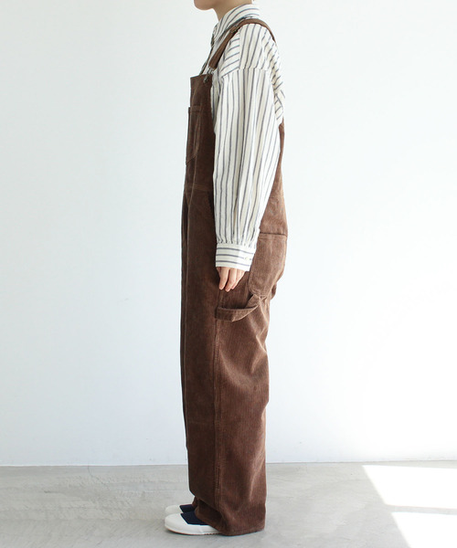 PAR ICI(パーリッシィ)の「【WEB別注】8Wコーデュロイオーバーオール(サロペット/オーバーオール・レディース・ブラウン/カーキ/アイボリー・FREE)」の14枚目の写真