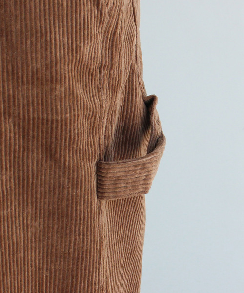 PAR ICI(パーリッシィ)の「【WEB別注】8Wコーデュロイオーバーオール(サロペット/オーバーオール・レディース・ブラウン/カーキ/アイボリー・FREE)」の15枚目の写真