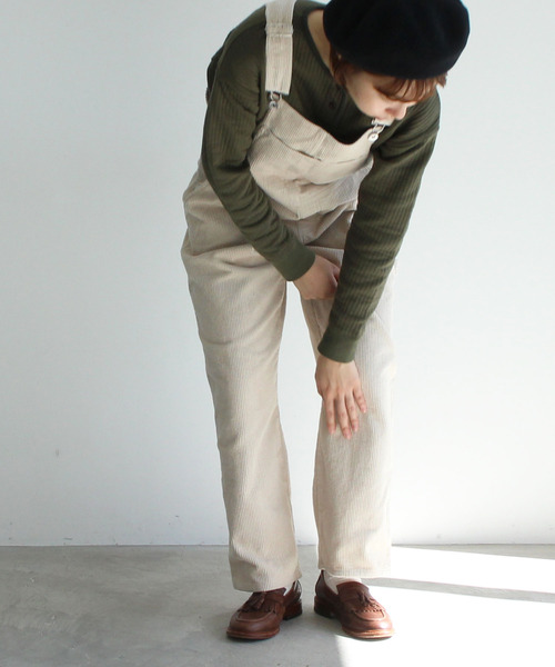 PAR ICI(パーリッシィ)の「【WEB別注】8Wコーデュロイオーバーオール(サロペット/オーバーオール・レディース・ブラウン/カーキ/アイボリー・FREE)」の12枚目の写真