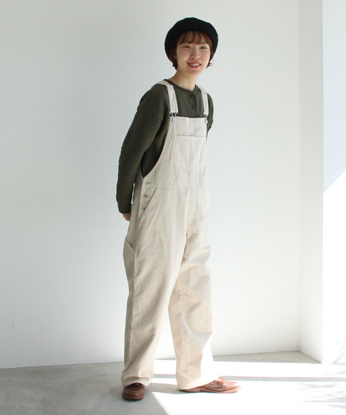 PAR ICI(パーリッシィ)の「【WEB別注】8Wコーデュロイオーバーオール(サロペット/オーバーオール・レディース・ブラウン/カーキ/アイボリー・FREE)」の16枚目の写真