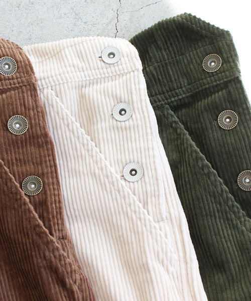 PAR ICI(パーリッシィ)の「【WEB別注】8Wコーデュロイオーバーオール(サロペット/オーバーオール・レディース・ブラウン/カーキ/アイボリー・FREE)」の11枚目の写真