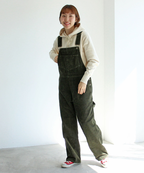 PAR ICI(パーリッシィ)の「【WEB別注】8Wコーデュロイオーバーオール(サロペット/オーバーオール・レディース・ブラウン/カーキ/アイボリー・FREE)」の17枚目の写真