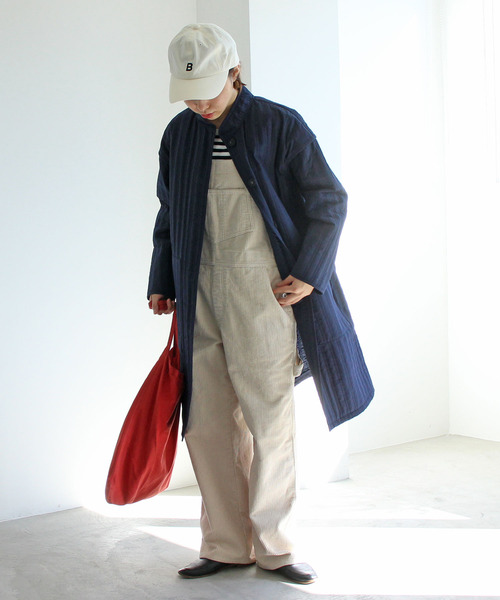 PAR ICI(パーリッシィ)の「【WEB別注】8Wコーデュロイオーバーオール(サロペット/オーバーオール・レディース・ブラウン/カーキ/アイボリー・FREE)」の8枚目の写真