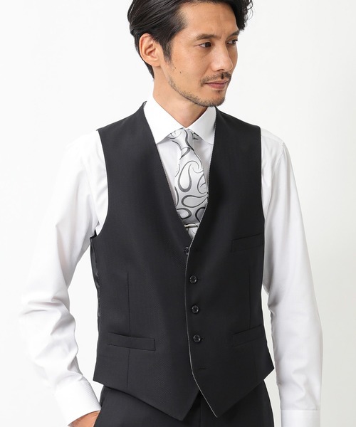 Tw シャドーヘリンボーンスーツベスト セットアップ スリーピース 別売りベスト有り スーツベスト Crowded Closet クラウデッドクローゼット のファッション通販 Zozotown