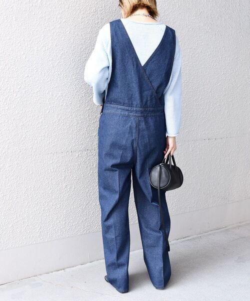 SHIPS（シップス）の「【SHIPS別注】BIGMAC:サスペンダーパンツ（サロペット/オーバーオール・レディース・ブルー・ONE SIZE）」の10枚目の写真