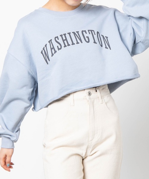 セール Dukkah 低身長向け ボリュームスリーブショートスウェット スウェット Dukkah デュカ のファッション通販 Zozotown