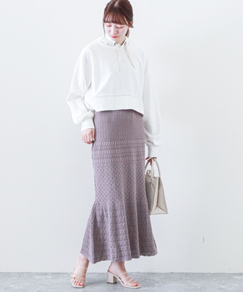 archives（アルシーヴ）の「抗菌防臭ポンチショートブルパーカ（パーカー・レディース・アイボリー/オフホワイト/ミント/ブルー・MEDIUM）」の15枚目の写真